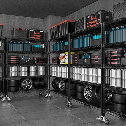 Garage Shelving 5 Tier Industrial Metal Shelving Units - Image 8