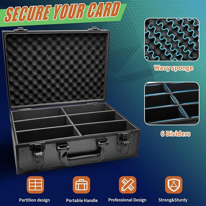 JIFTOK Top Loaders Case for Cards, Portable Toploader Storage Box for 3" x 4" - Image 2