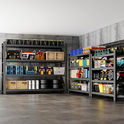 60" W Storage Shelves 5000lbs Garage Metal Shelving Heavy Duty Garage Shelves - Image 6