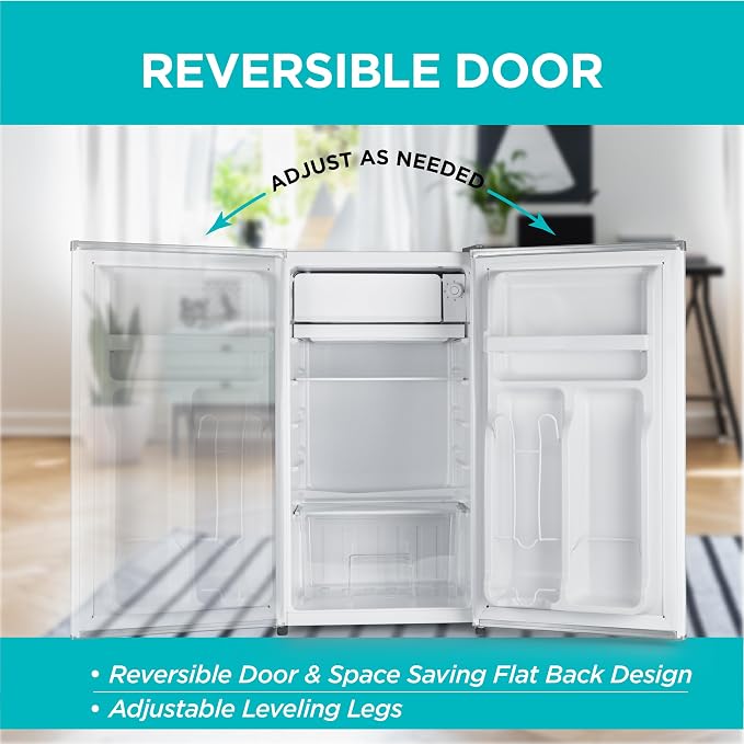 BLACK+DECKER 3.2 Cu. Ft. Compact Refrigerator, ENERGY STAR Certified Small - Image 5