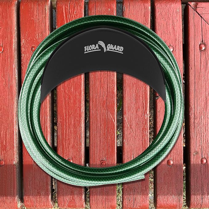 FLORA GUARD Garden Hose Holder, Heavy-Duty Hose Hanger, Holds Up to 125 ft - Image 4