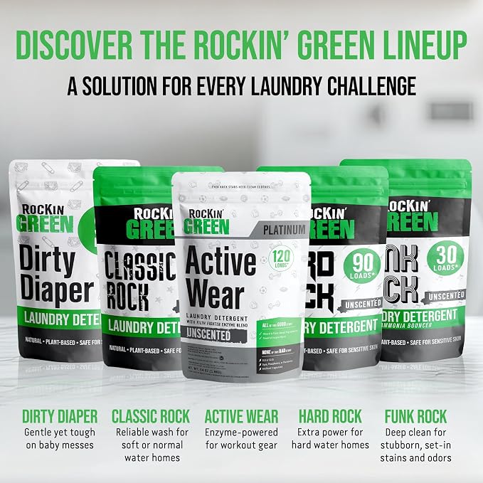 Rockin' Green Laundry Detergent, Plant based, All Natural Laundry Detergent - Image 9