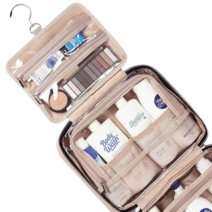 NISHEL Travel Toiletry Bag for women, Portable Hanging Organizer for Full-Sized - Image 4