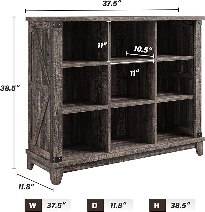EnHomee 9 Cube Storage Organizer and Shelves, Cubby Storage Organizer, - Image 3