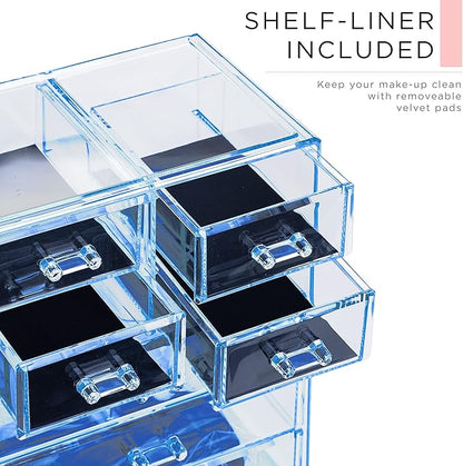 Sorbus Clear Cosmetic Makeup Organizer - Image 6