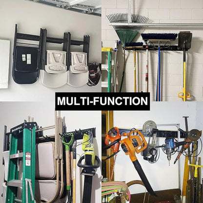 Wallmaster Garage Storage Organization Wall Mount, Garden Tool Rack Organizer - Image 7