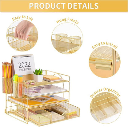 Lavatino Paper Letter Tray Organizer - Image 3