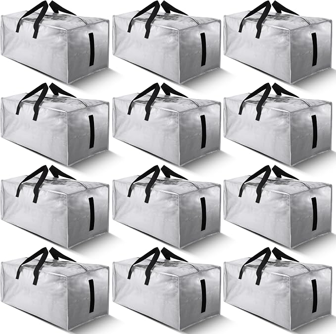 12 Pack Large Strong Moving Bags by HOMESURE