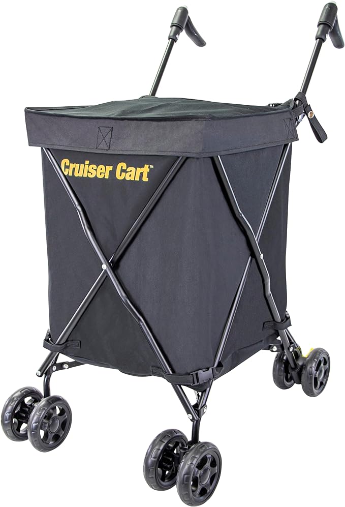 dbest Products Cruiser Cart Urban 360 Folding Shopping Grocery Collapsible by dbestproductsInc