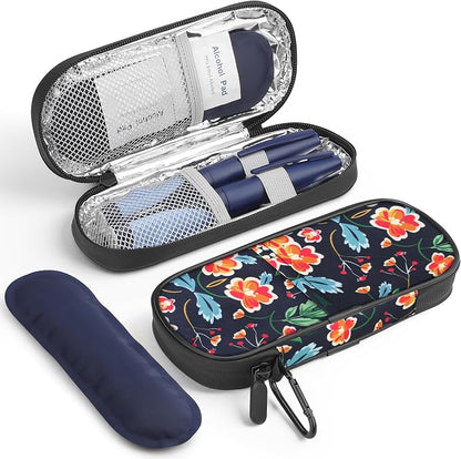 Insulin Cooler Travel Case Diabetic Medication Insulated Cool Organizer by Gelozid