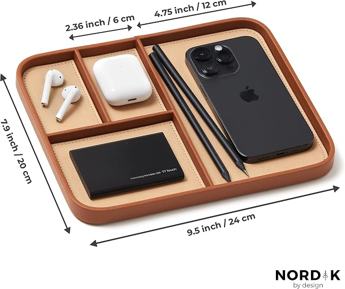 Nordik Leather Valet Tray - Image 6