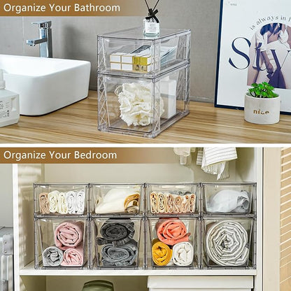 8Pack Stackable Kitchen Storage Organizer, Pantry Organizers and Storage - Image 6
