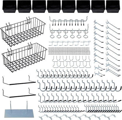 246PCS Pegboard Accessories Organizer Kit, Includes Pegboard Hooks, Paper Towel by Daanxw