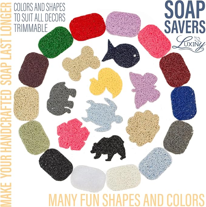 Soap Savers for Bar Soap & Shampoo Bar Holder, American Made by Luxiny - Image 7