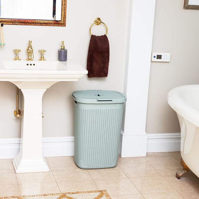 Mind Reader Slim Laundry Hamper - Image 6