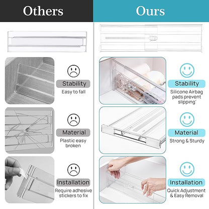 Vtopmart 4 Pack 6" Tall Upgrade Drawer Dividers - Image 8