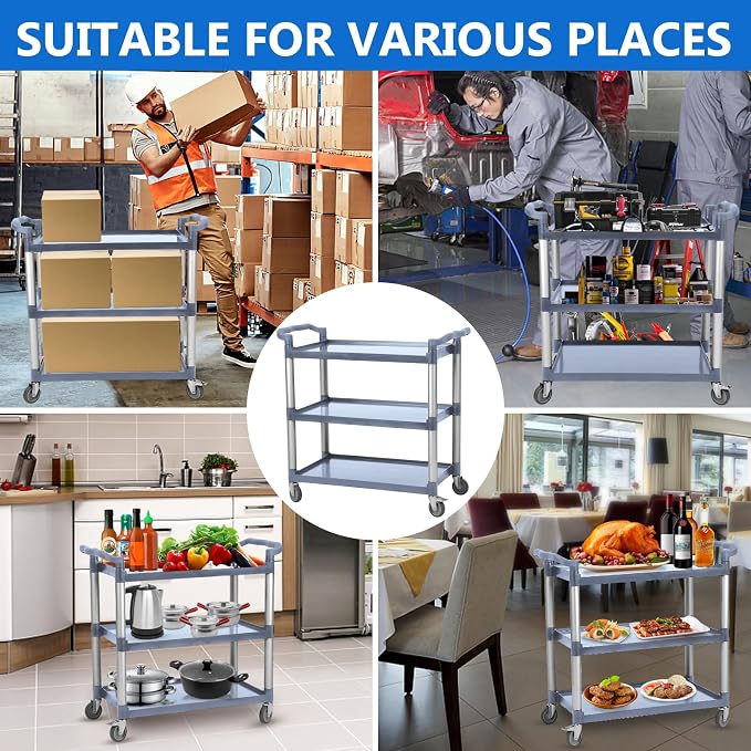 3-Tier Heavy Duty Utility Cart - Image 7