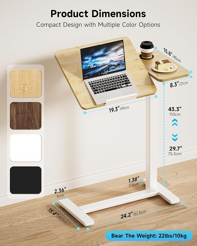 BZIUM Overbed Bedside Table - Image 3