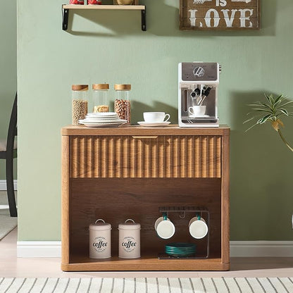 LEYAOYAO 31" Wide Fluted Nightstand - Image 4