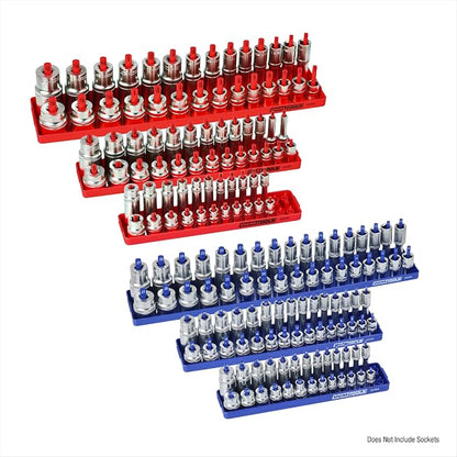 OEMTOOLS 22237 6 Piece SAE and Metric Socket Tray Set, SAE and Metric Socket - Image 2