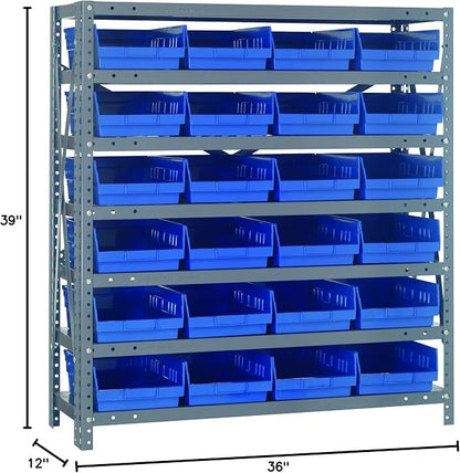 Quantum Storage Systems 1239-107BL Steel Shelving Unit - Image 2
