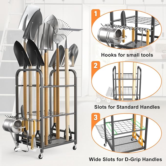 TORACK Garden Tool Organizer Stand - Image 3