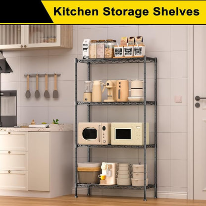 GIOTORENT 4-Wire Garage Shelving Storage Shelves, Metal Shelf Organizer 1400Lbs - Image 3