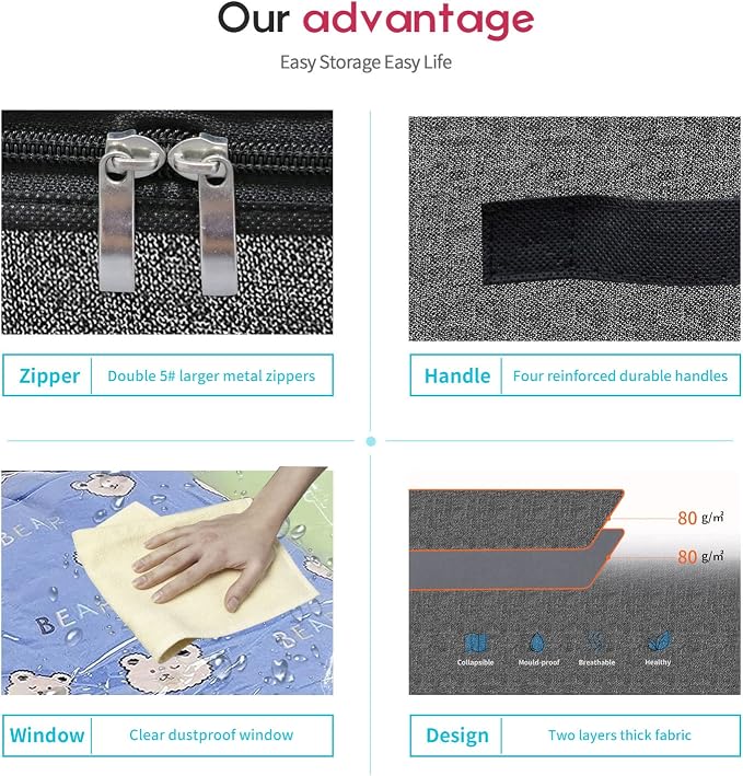 Onlyeasy Foldable Underbed Bags - Image 5
