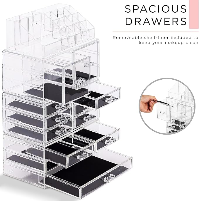 Sorbus Large Makeup Organizer - Image 5