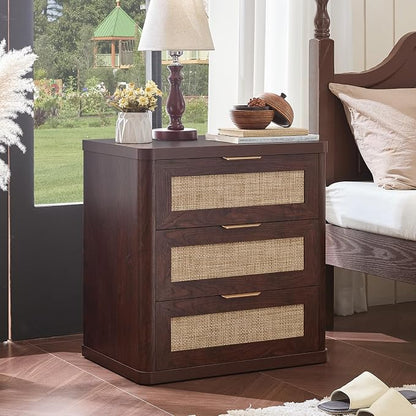 LEYAOYAO Rattan Night Stand Set of 2 - Image 4