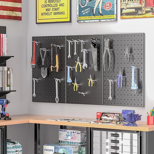 Pegboard Smith Metal Pegboard Panels, Pegboard Organizer System - Image 3