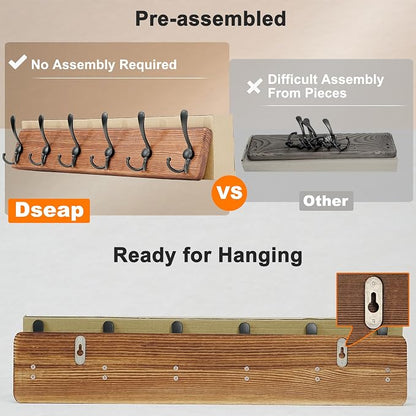 Dseap Coat Rack Wall Mounted - Image 5