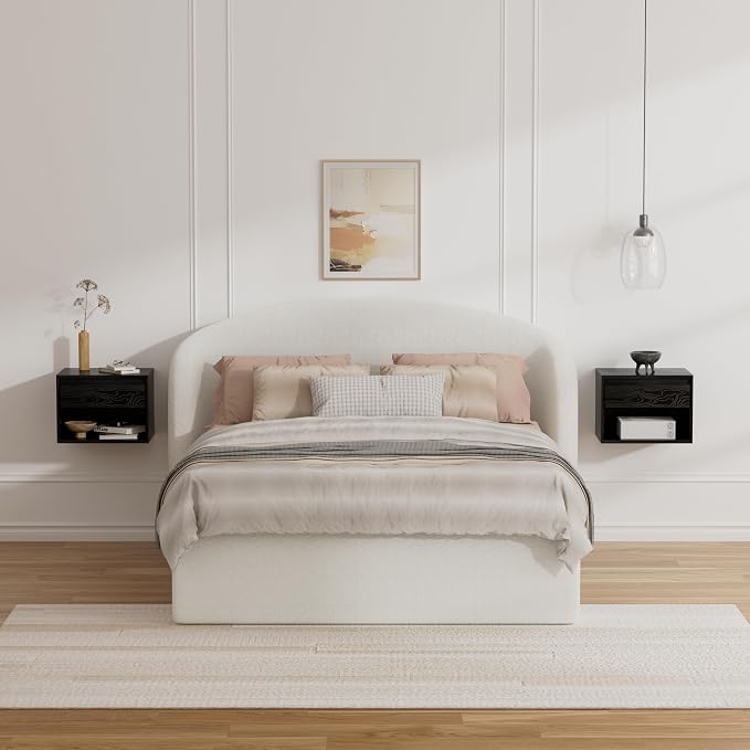 Floating Nightstand, Wall Mounted Bedside Table - Image 6