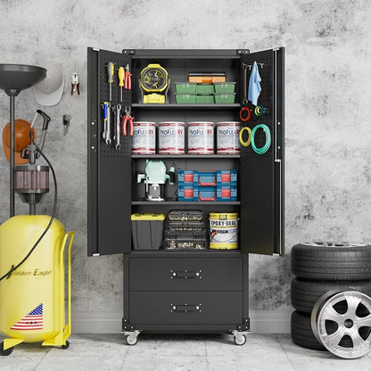 SUXXAN Rolling Storage Cabinet - Image 9