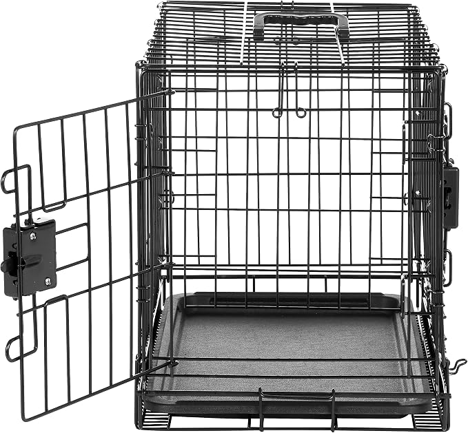 Amazon Basics Durable, Foldable Metal Wire Dog Crate - Image 3