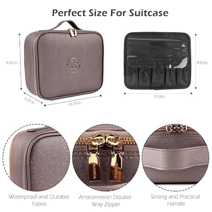 MOMIRA Travel Makeup Bag Cosmetic Bag Makeup Organizer Bag - Image 2