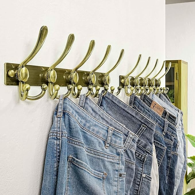 Dseap Coat Rack Wall Mount 2.0 Pro: Heavy Duty 300% Thicker, Stainless Steel - Image 4