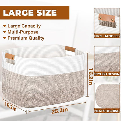 danpinera 108L Large Blanket Basket - Image 2