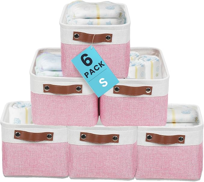 OrganiHaus Small Fabric Storage Bins by OrganiHaus