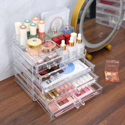 Acrylic Clear Make up Organizers And Storage - Image 9