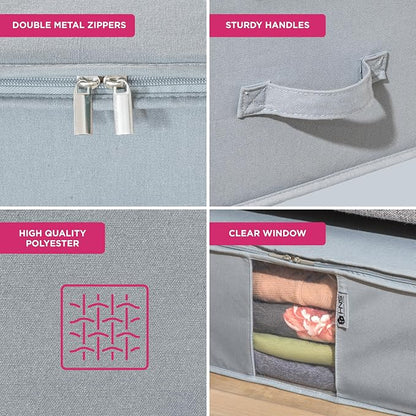 Cedar Clothes Storage Bag Organizer – Protects from Moths, Dirt & Dust – Set of - Image 4