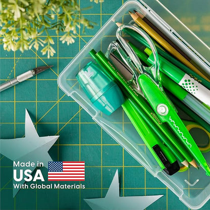 IRIS USA Pencil Case Boxes, |Made in USA|, Plastic Bead Organizing Containers - Image 2
