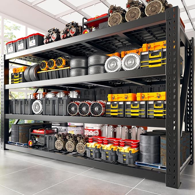 Bepatio 8000LBS Garage Shelving Heavy Duty, Metal Shelving Unit, Industrial by Bepatio