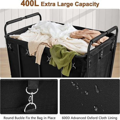 Hoctieon Large Laundry Cart - Image 5