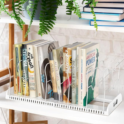 Simple Houseware Expandable Pan Organizer Rack, 10 Adjustable Compartments - Image 8
