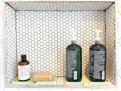 Happitasa Silicone Soap Dish Tray and Sponge Holder - Image 4