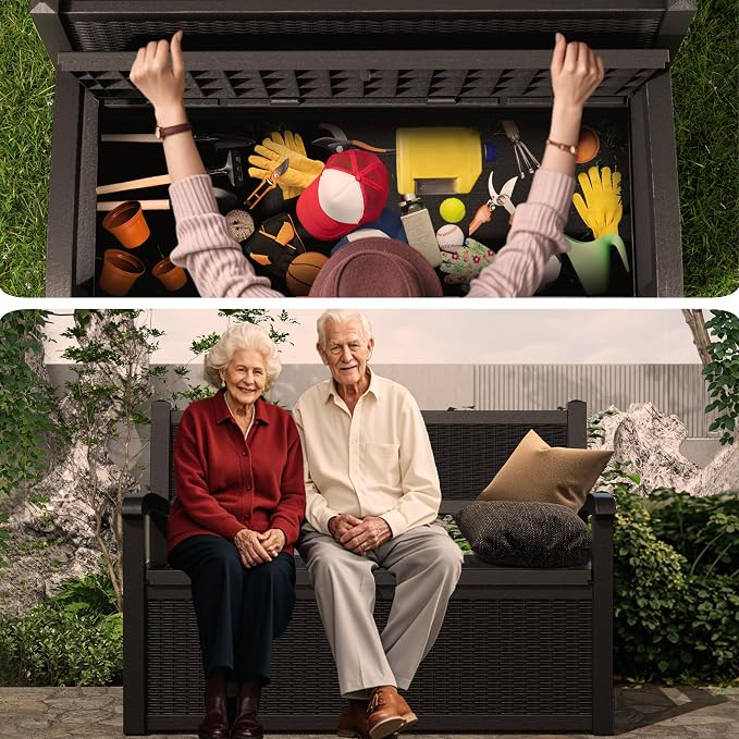 Outdoor Storage Bench - Image 6