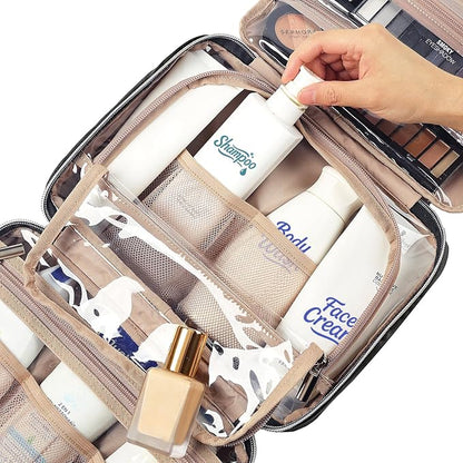 NISHEL Travel Toiletry Bag for women, Portable Hanging Organizer for - Image 5