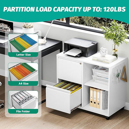 SISESOL 2 Drawer File Cabinet - Image 4