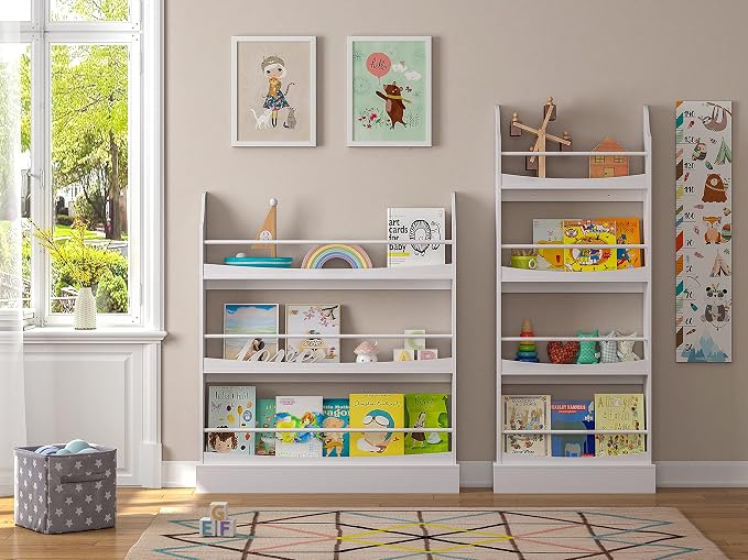 UTEX Kids Bookshelf, 3 Tiers Book Shelf and Storage - Image 7